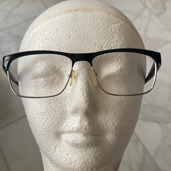 Prada eye 👁️ glasses black & silver frame only made in Italy unisex - Picture 4 of 16